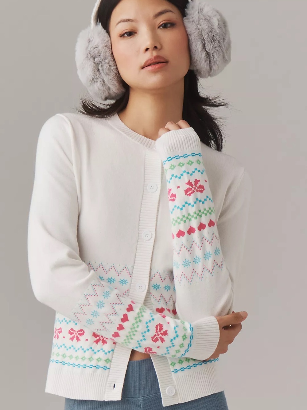 NWT Beach Riot for Anthropologie Ally Bow Cardigan Sweater
